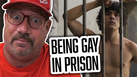 Young gay prison jocks fuck ass behind bars. . Gay prison porn